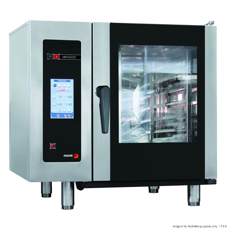 Fagor Advanced Plus Electric 6 Trays Touchscreen Control Combi Oven APE-061