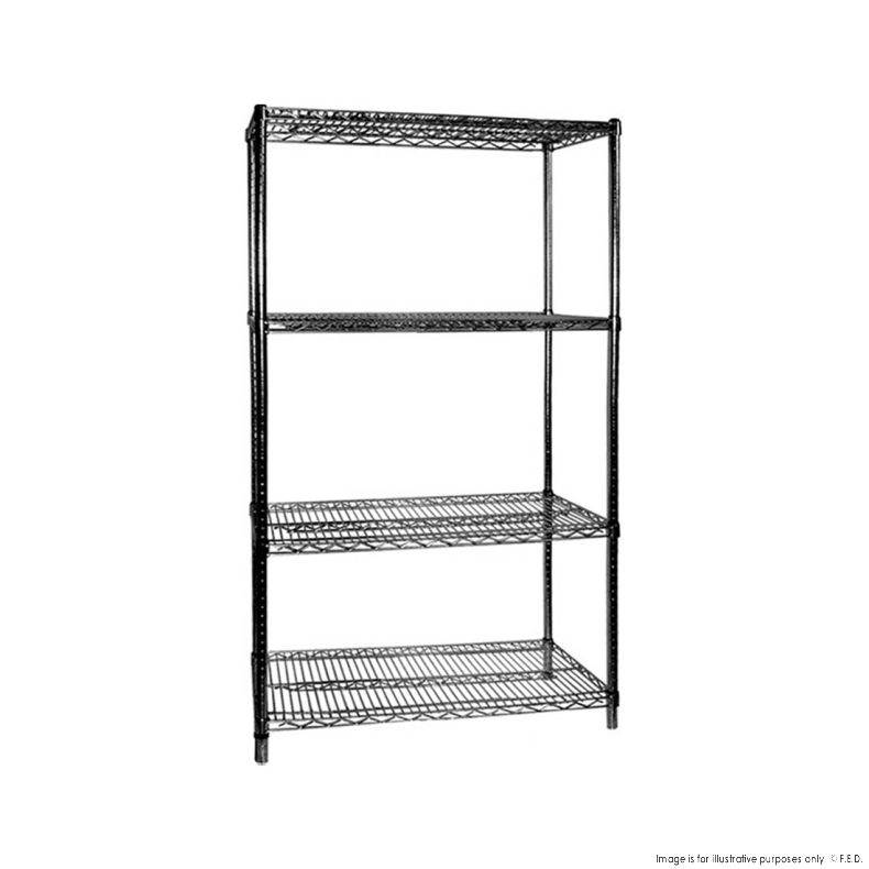 B18/60 Four Tier Shelving - 457 mm deep x 1880 high x 1525 width