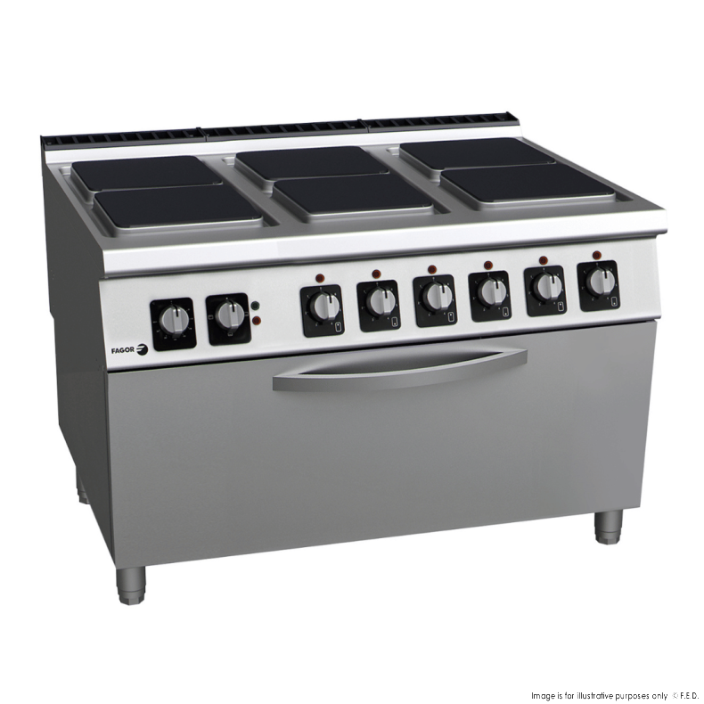 Fagor Kore 900 Series Electric 6 Burner with oven C-E961OP