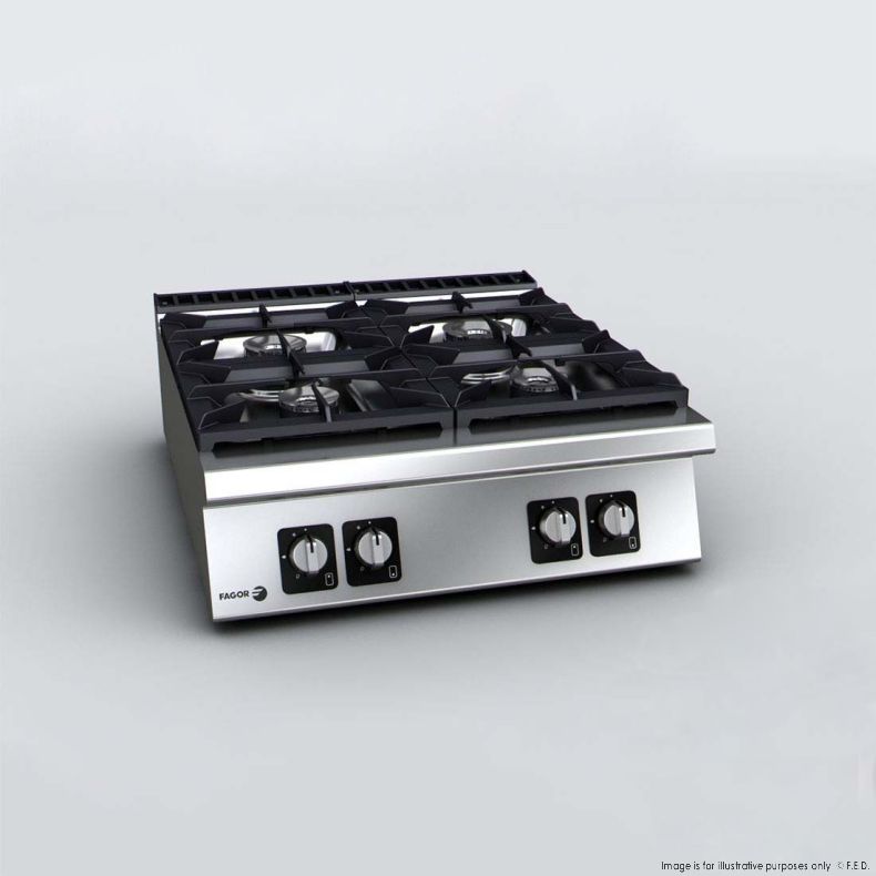 Fagor Kore 900 Series Gas 4 Burner - C-G940H