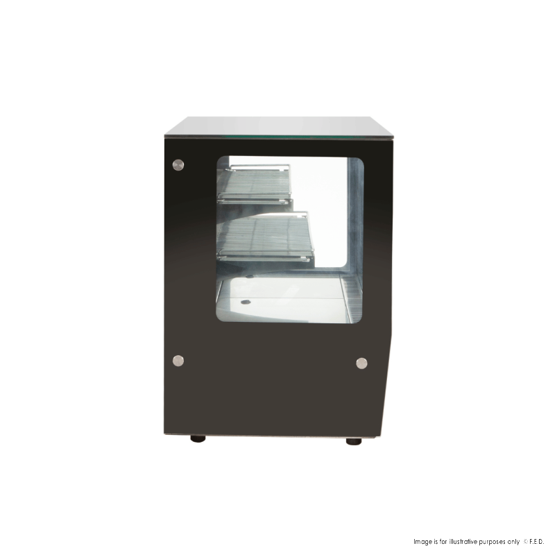 Counter top square glass cold food display - GN-900RT