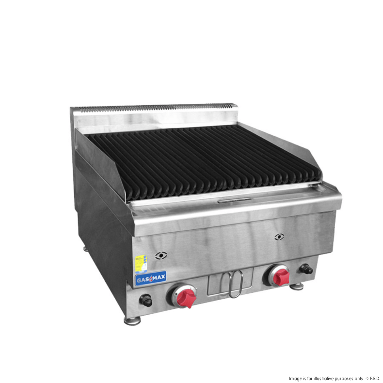 GASMAX Benchtop 2 Burner Chargrill JUS-TRH60E