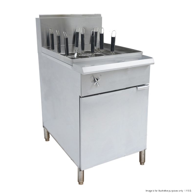 PC150-9LPG - V Pan LPG 9 Baskets Pasta and Noodle Cooker