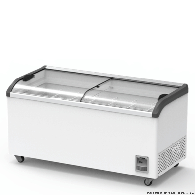 Thermaster Heavy Duty Supermarket Glass Sliding Lid Freezers 561L SD-576K