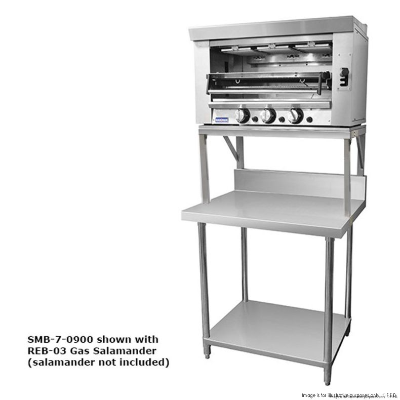 DSBD7-2400R/A Right Inlet Double Sink Dishwasher Bench