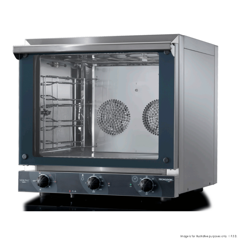 Tecnodom 4x1/1GN Tray Convection Oven with Grill TDE-4CGNG