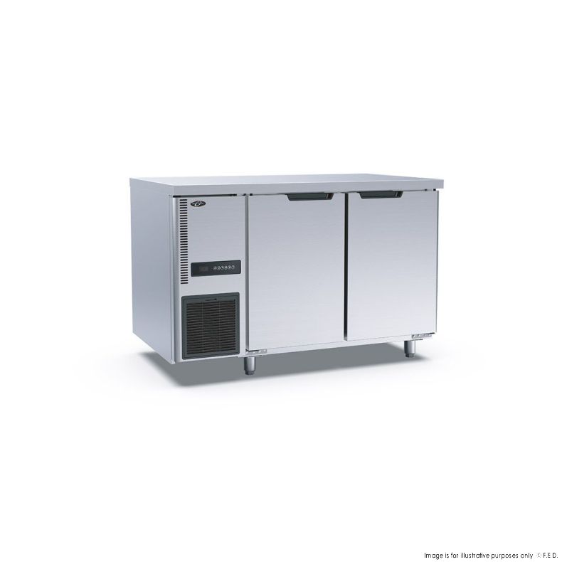 Stainless Steel Double Door Workbench Fridge - TL1200TN