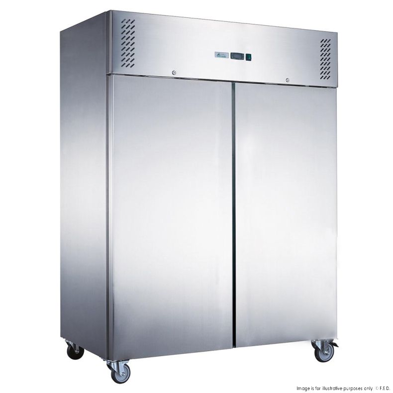 FED-X S/S Double Door Upright Freezer - XURF1200SFV