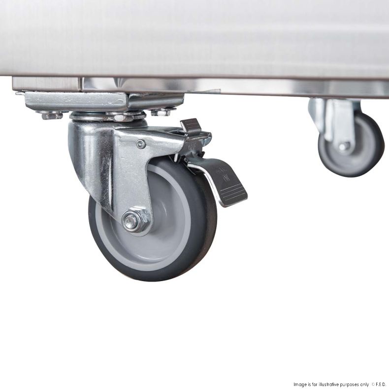 FED-X S/S Four Door Upright Freezer - XURF1200S2V