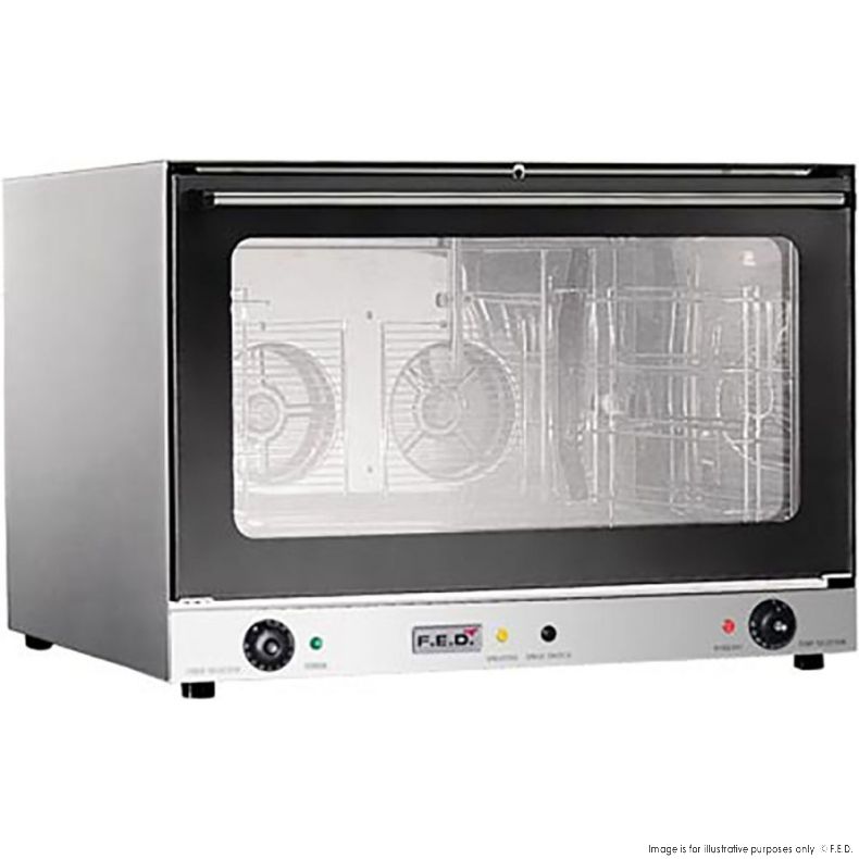 ConvectMax Heavy Duty Stainless Steel Convection Oven w/ Press Button Steam YXD-8A/15E