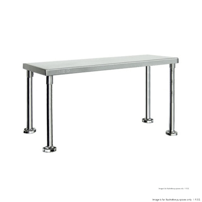 Single Tier 400mm Deep Workbench Overshelf 450mm High WBO1-1800-400