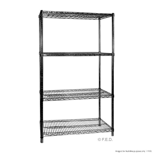 B24/24 Four Tier Shelving - 610 mm deep x 1880 high x 610 width