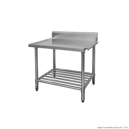 WBBD7-1800R/A All Stainless Steel Dishwasher Bench Right Outlet