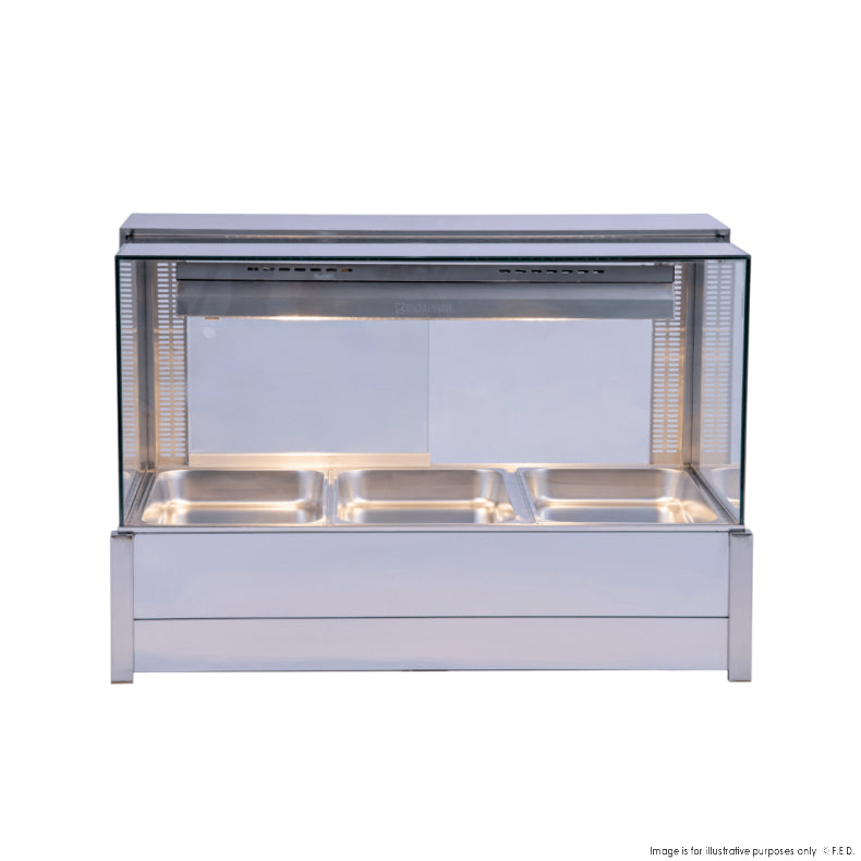 Bonvue Square Countertop Wet and Dry Bain Marie BM11SC