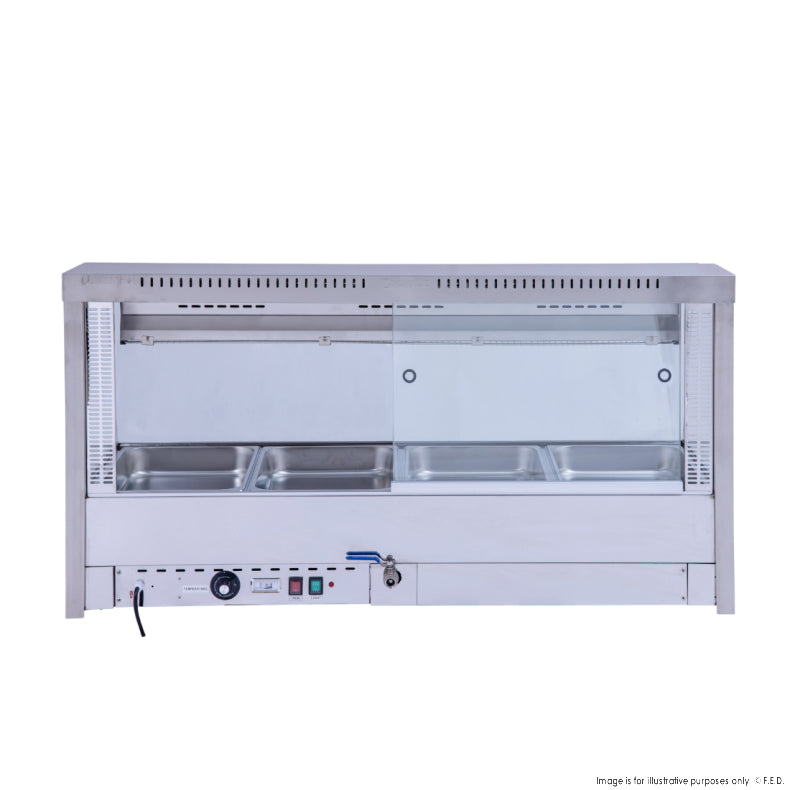 Bonvue Square Countertop Wet and Dry Bain Marie BM14SC