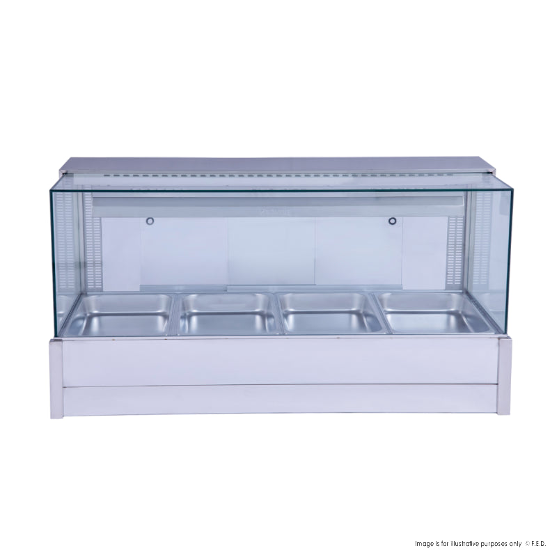 Bonvue Square Countertop Wet and Dry Bain Marie BM14SC