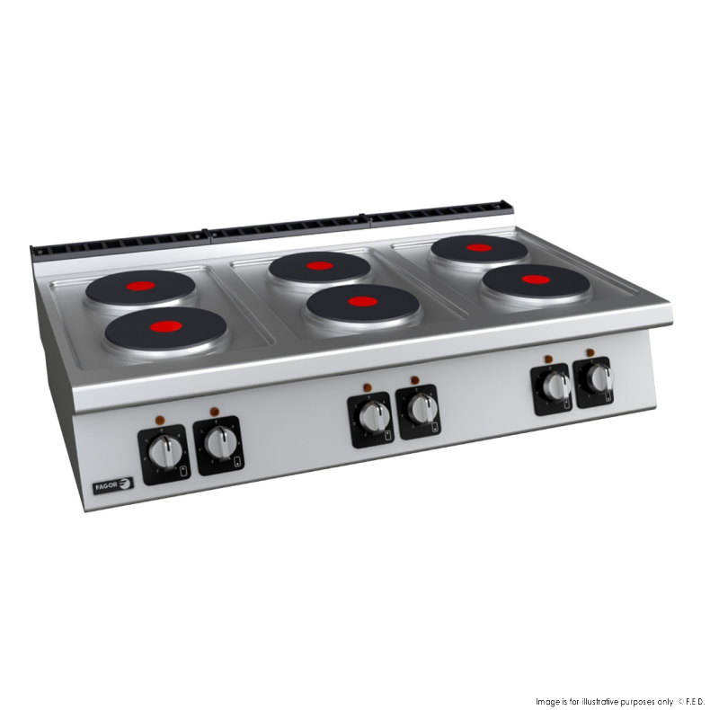 Fagor Kore 700 Series Bench Top 6 Electric Burners C-E760