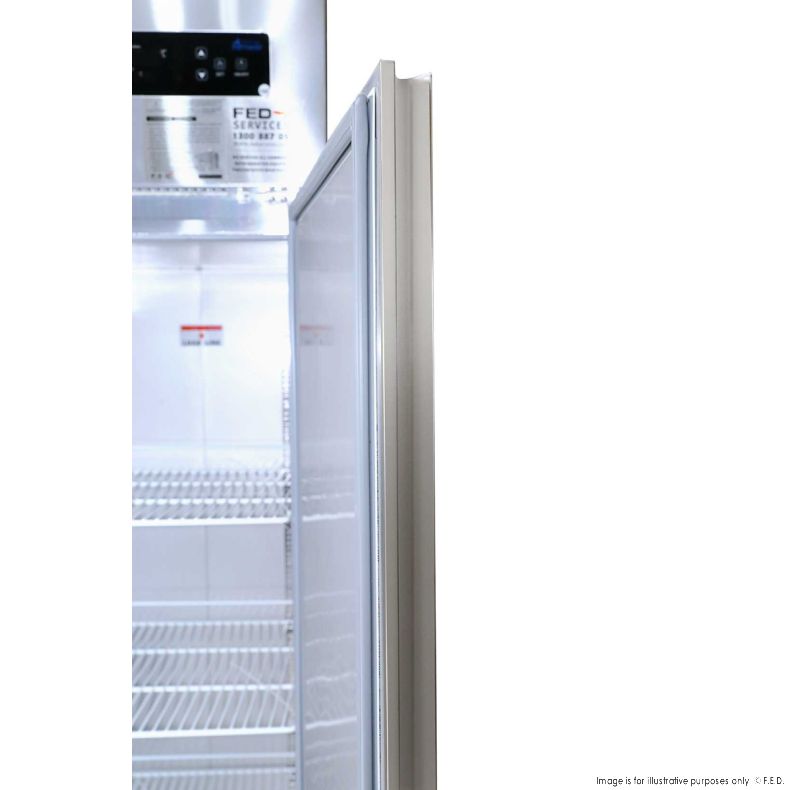 SUF500 TROPICAL Thermaster 2 x Half door SS Freezer