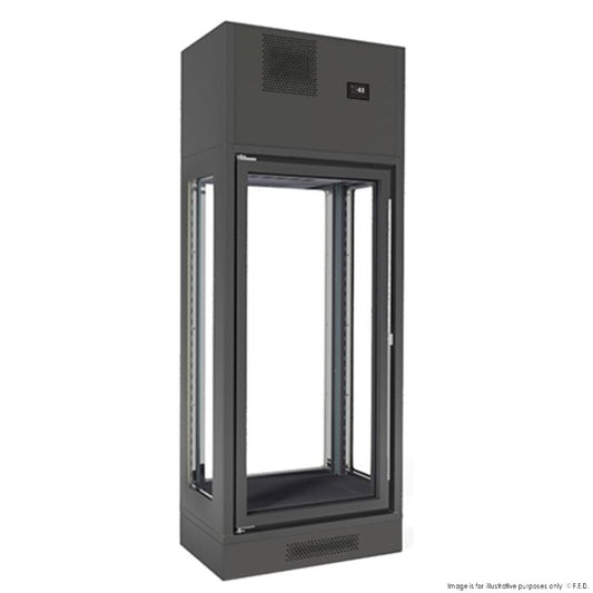 Fagor Single Zone 1 Door Black Wall-Mounted Wine Cellar FWC-2601-1WB