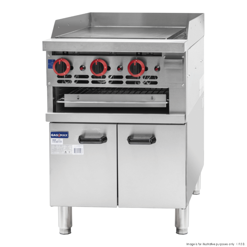 Gasmax Gas Griddle and Gas Toaster with Cabinet GGS-24