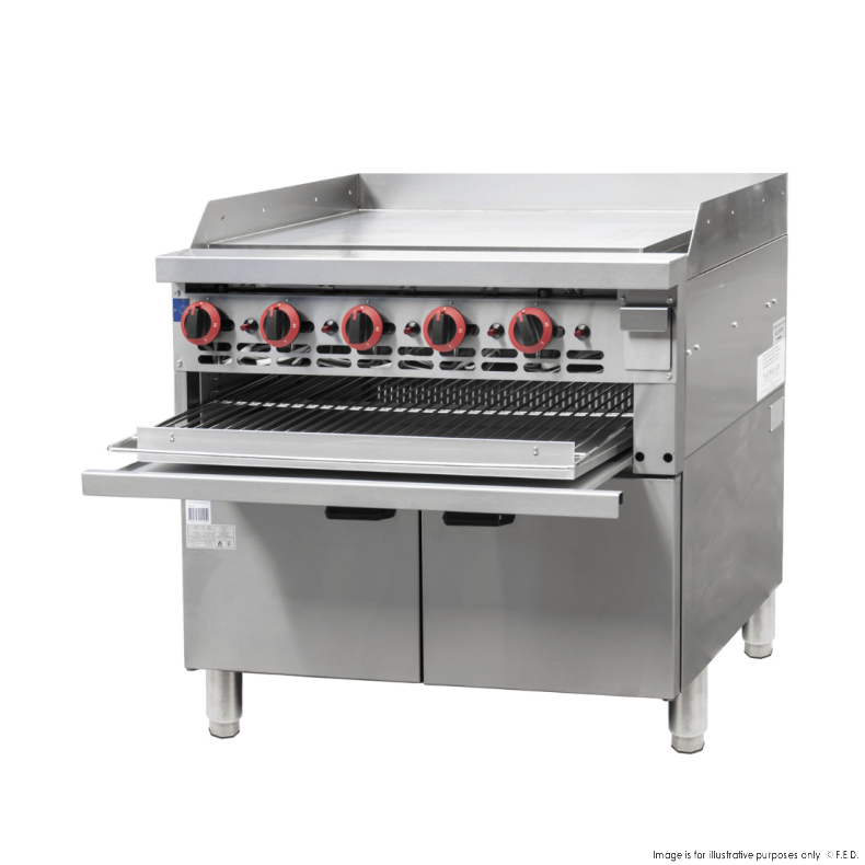 Gasmax Gas Griddle and Gas Toaster with Cabinet GGS-36