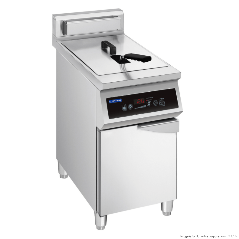 ElectMax 900 Series Induction Single Fryer with Splashback IFS10-30L