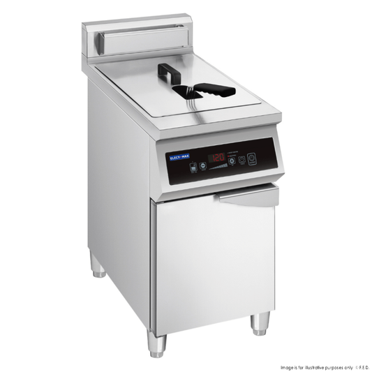 ElectMax 900 Series Induction Single Fryer with Splashback IFS10-30L