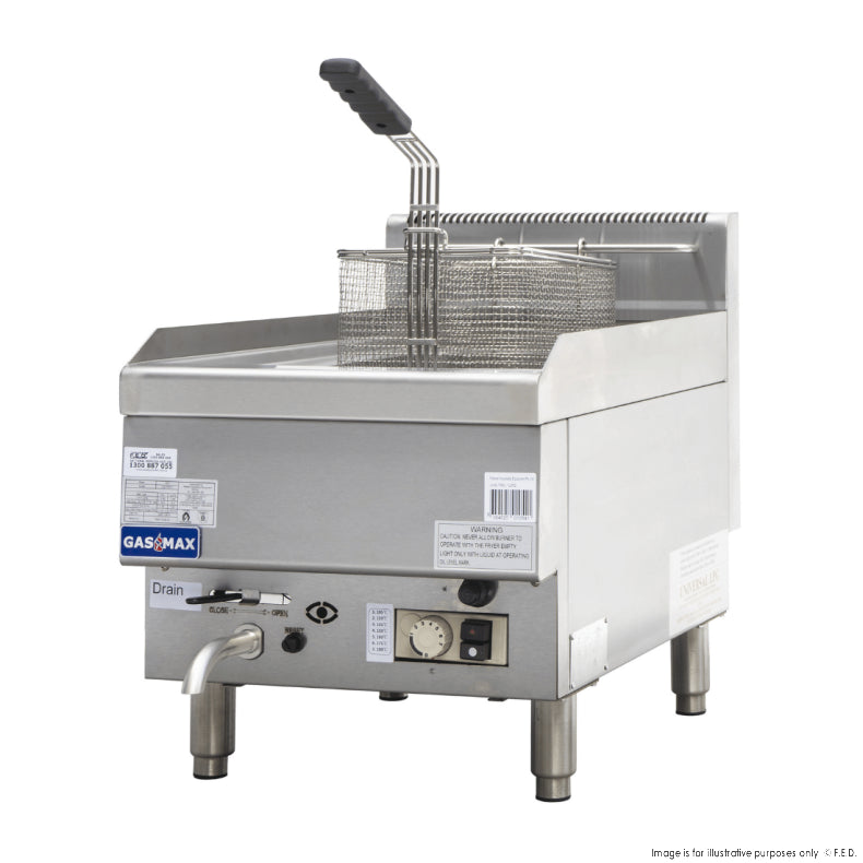 Gasmax Countertop 10L Natural Gas Fryer JUS-TRC-1