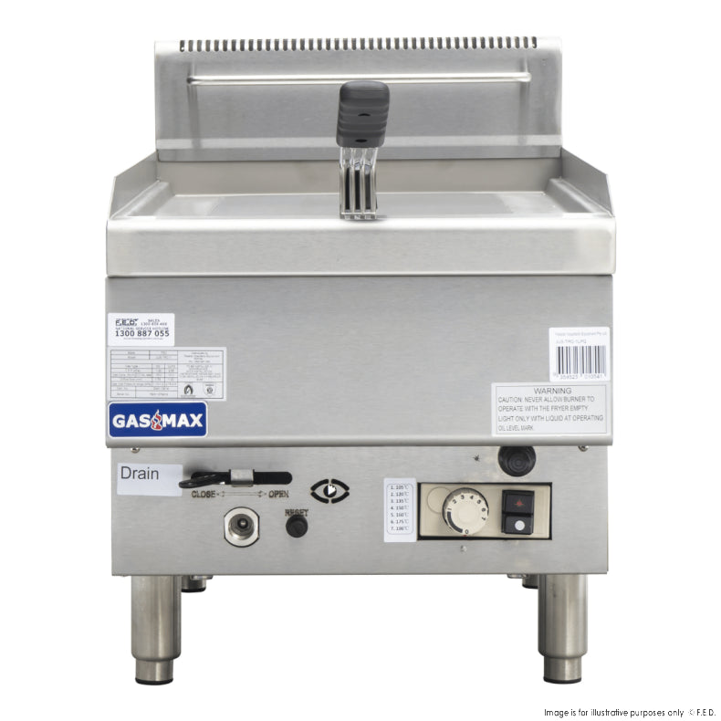 Gasmax Countertop 10L Natural Gas Fryer JUS-TRC-1