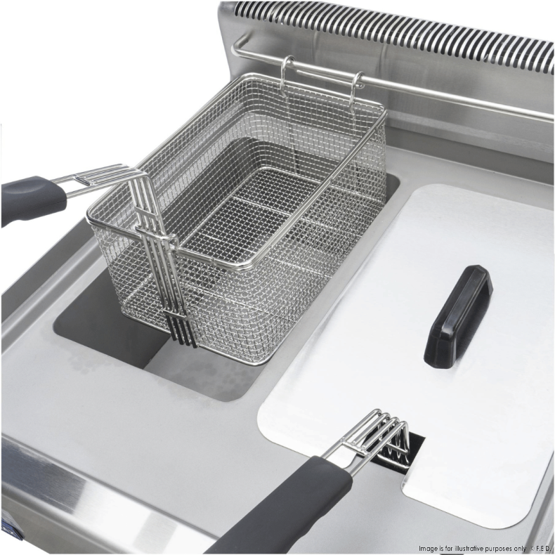 Gasmax Countertop 2x10L Natural Gas Fryer JUS-TRC-2
