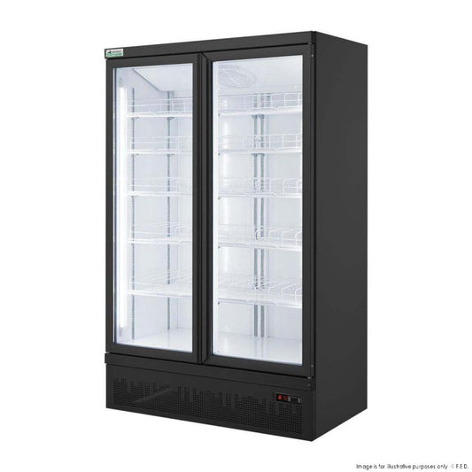 Double Door Supermarket Fridge - LG-1000BGBM