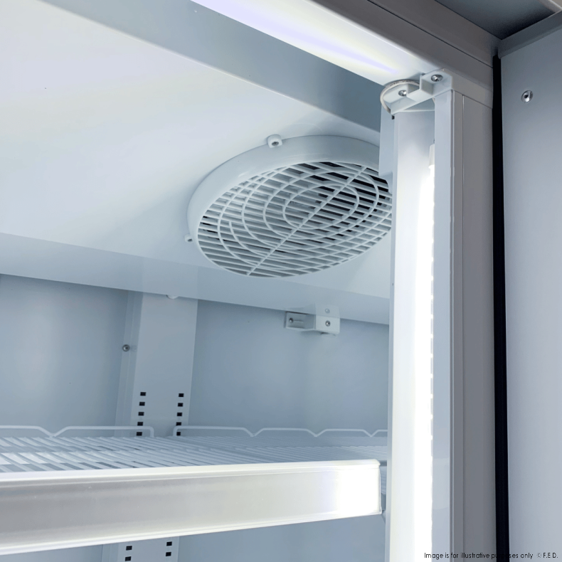 Thermaster Door Supermarket Fridge Black LG-600BGBM