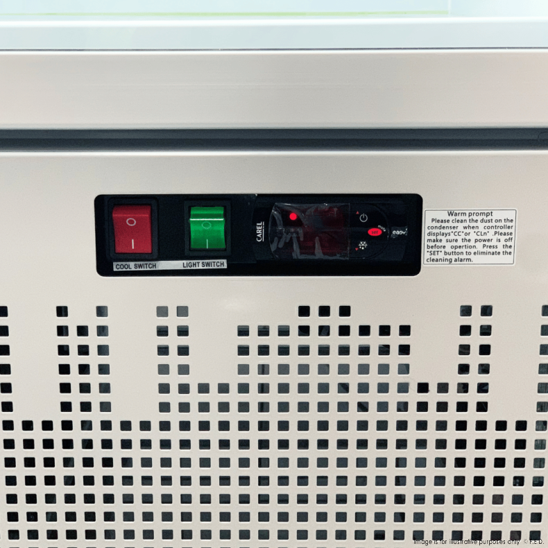 Thermaster Door Supermarket Fridge Black LG-600BGBM