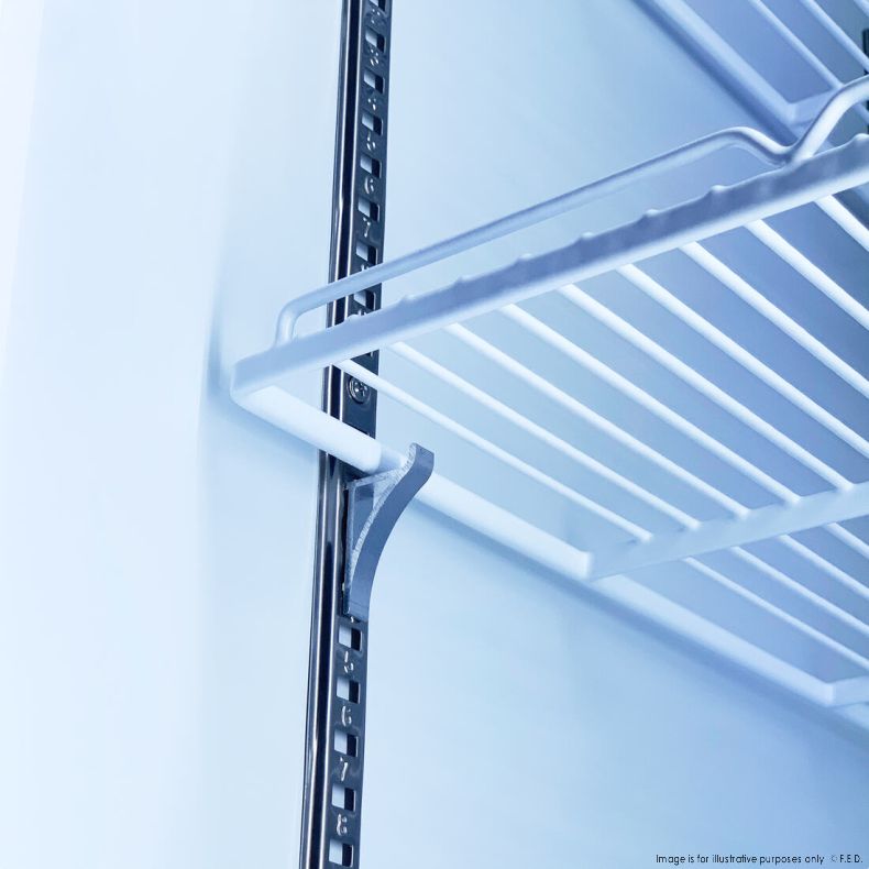 Thermaster Single Glass Door Colourbond Upright Drink Fridge LG-370P