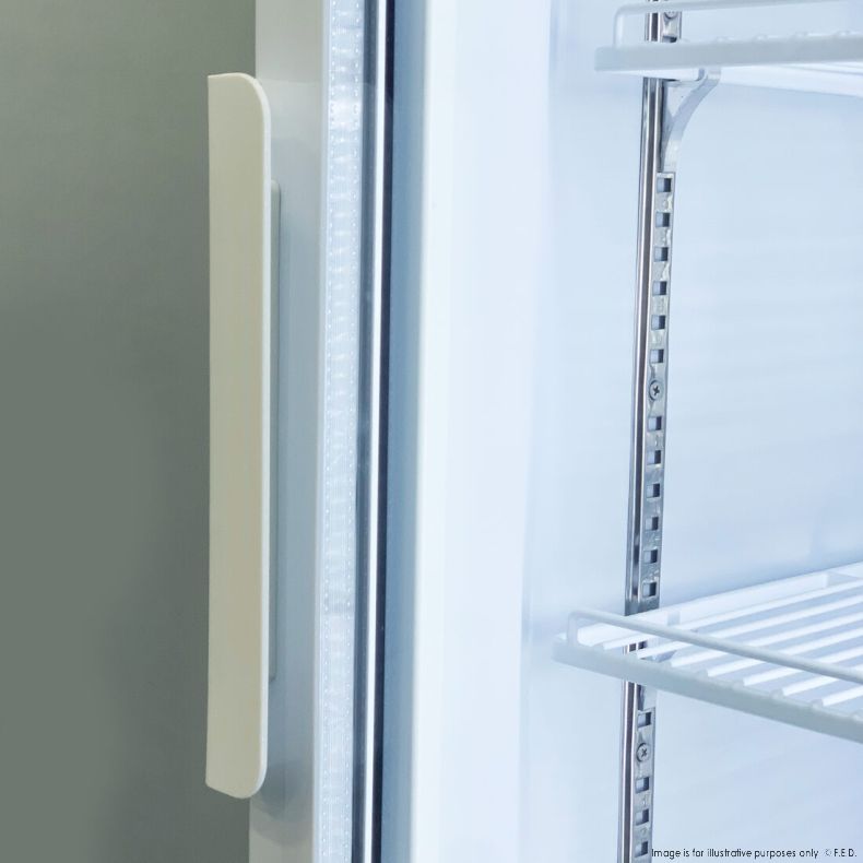 Thermaster Single Glass Door Colourbond Upright Drink Fridge LG-370P