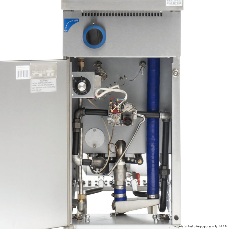 Gasmax V Pan Natural Gas 6 Baskets Pasta and Noodle Cooker PC150-6