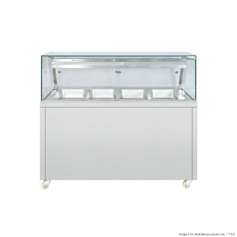 Thermaster Wet and Dry Bain Marie Display 4x1/1 GN Pans PG150FE-XG