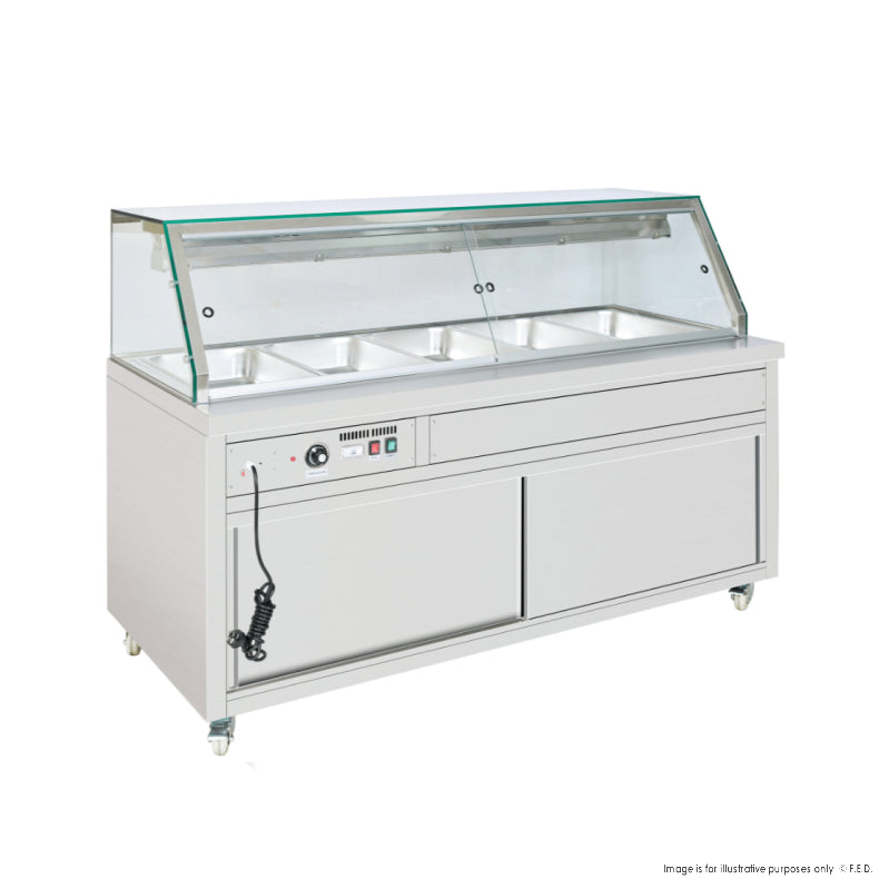 Thermaster Wet and Dry Bain Marie Display 5x1/1 GN Pans PG180FE-XG