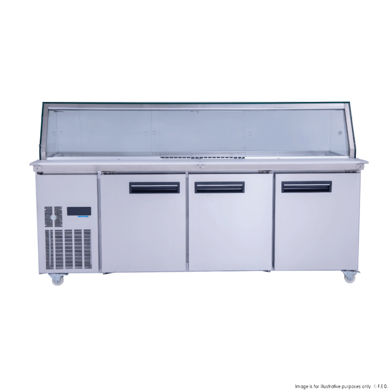 Thermaster Cold Salad & Noodle Bar 6x1/1 GN Pans PG210FA-XG