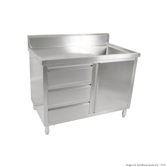 SC-6-1200R-H Cabinet with Right Sink