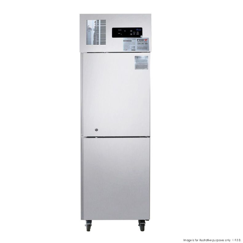 SUC500 TROPICAL Thermaster 2 x Half door SS Fridge