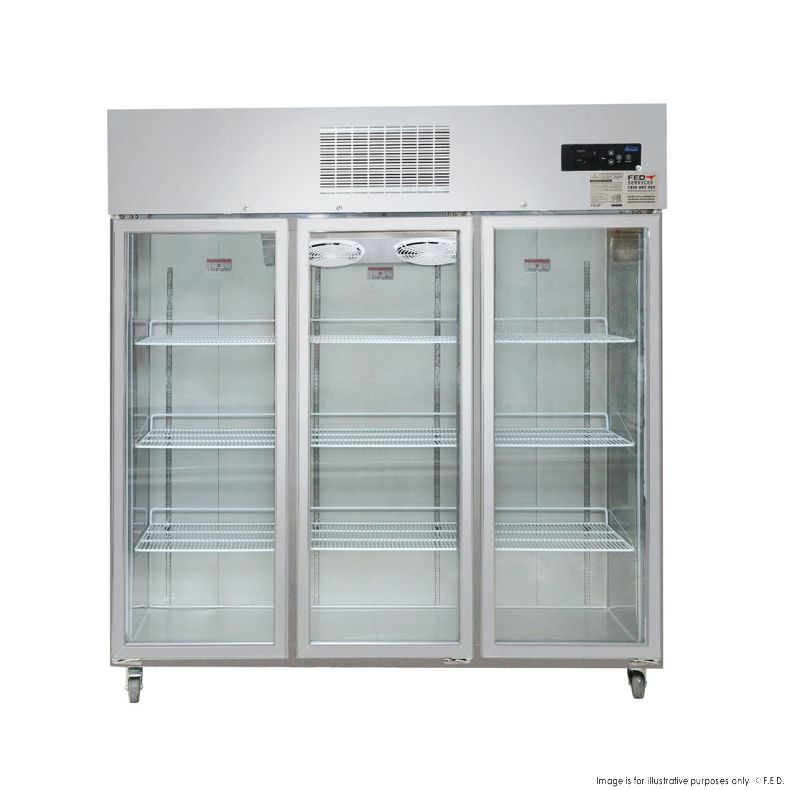 SUCG1500 Three Door Upright Display Fridge