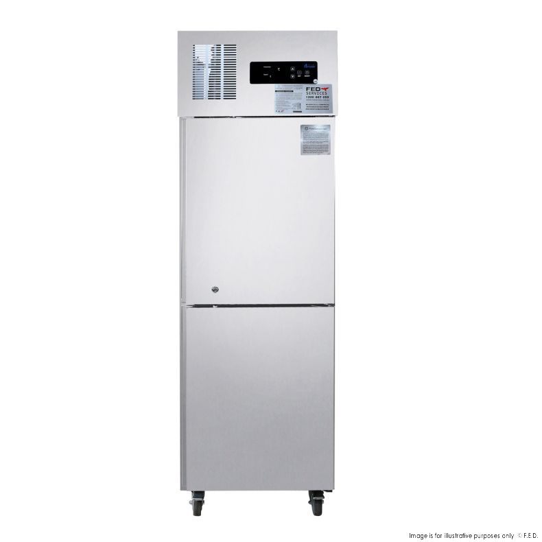 SUF500 TROPICAL Thermaster 2 x Half door SS Freezer