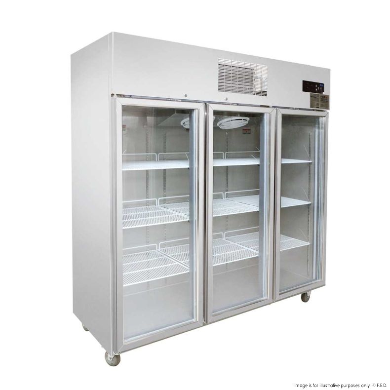 SUFG1500 Three Door Upright Display Freezer