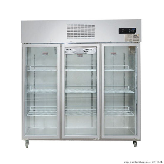 SUFG1500 Three Door Upright Display Freezer