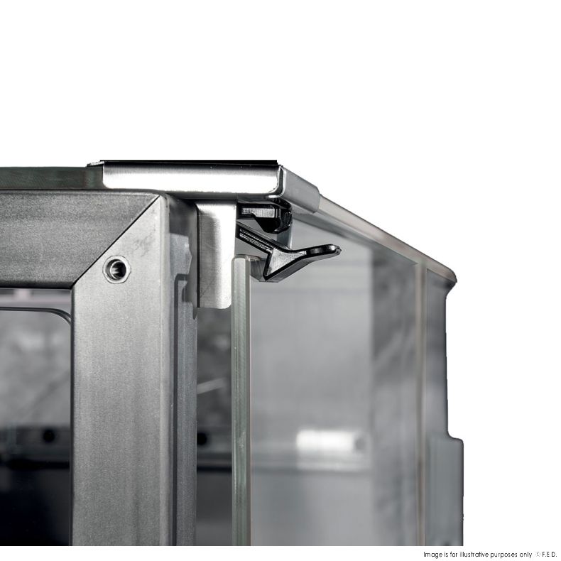 TMDR-0920B Series MR 2000mm Wide Deli Display with Storage and Castors