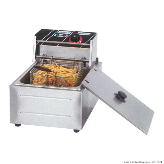 Electmax Single Tank Electric Fryer 2.4kw - TEF-81KW