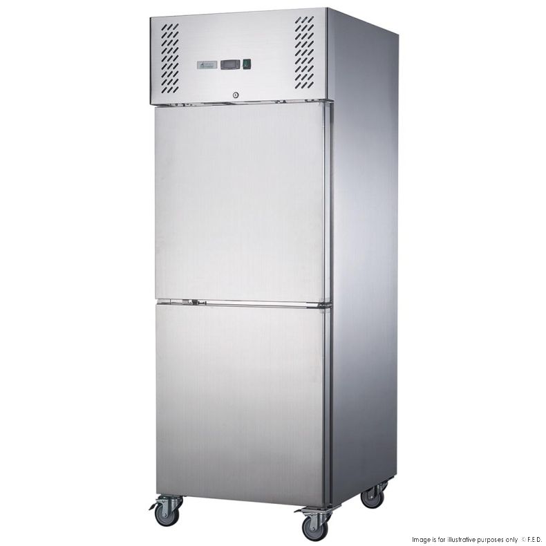 FED-X S/S Two Door Upright Fridge - XURC650S1V