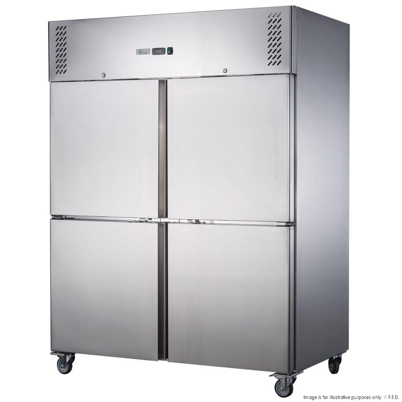 FED-X S/S Four Door Upright Freezer - XURF1410S2V