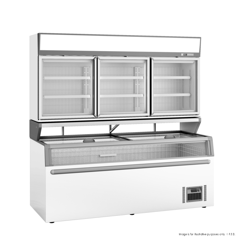 Thermaster Double Door Supermarket Freezer LG-1000GBMF